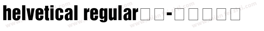 helvetical regular免费字体转换